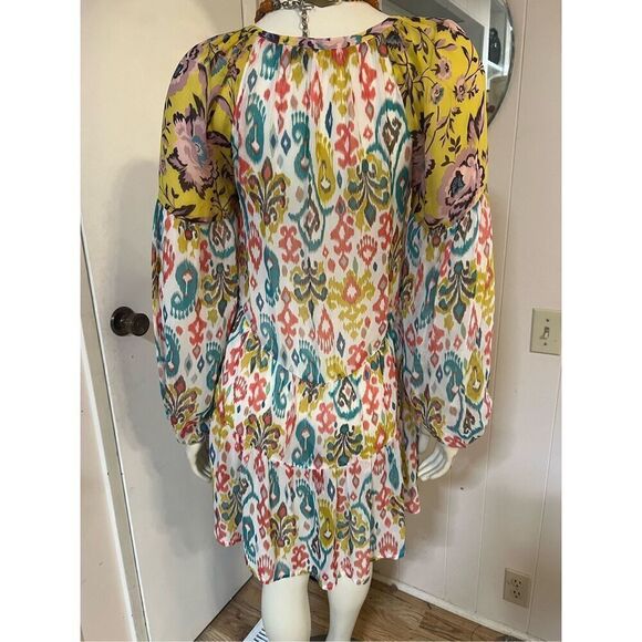 Anthropologie Maureen Babydoll Tunic Paisley Viscose Top Size XS $118 - Picture 9 of 12